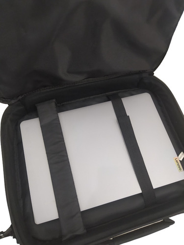 Imagen 4 de 7 de Maletín Porta Laptop Ause 15,6 Cb-016 De Nylon Negro