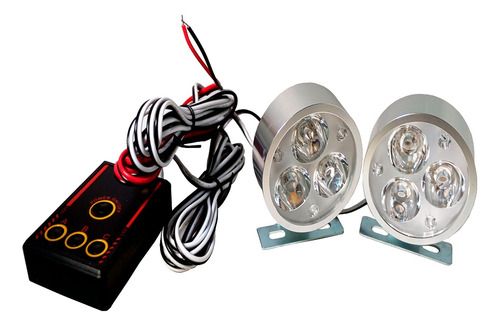 Luces Auxiliares Para Carros Led Rojo Y Azul