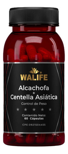 Alcachofa Con Centella Asiática Control De Peso Walife