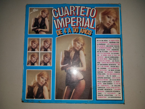 Lp Vinilo Disco Acetato Cuarteto Imperial Tropical