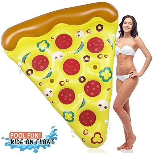 Inflable Para Alberca Pizza Gigante Nuevo Sellado Envío Grat