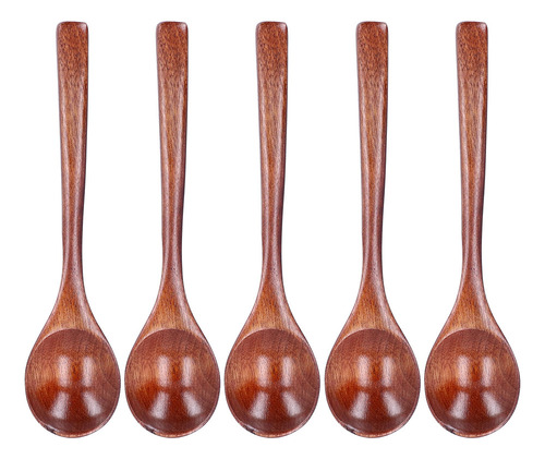 Cuchara Para Sopa De Madera Kitchen Tool, 5 Unidades, Con Ma