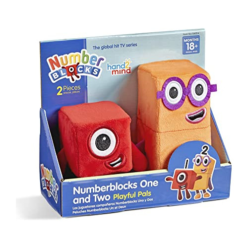 Figuras Plush Playful Pals De Numberblocks One Y Two, J...