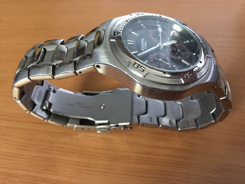Reloj Elgin Fg117n Elegante De Acero Inoxidable (Usado)