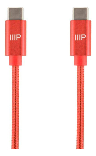 Monoprice Cable Usb 2.0 Tipo C A Tipo C De Carga Y Sincroni.