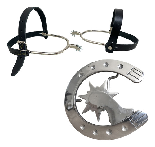 Conjunto Esporão 7 Pontas Com Fivela Para Sintos Caltry Top