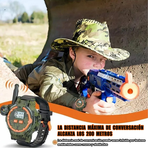..radios Walkie Talkies Niños Reloj De Pulsera Color 2 Pieza