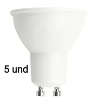 Comprar Bombillo Dicroico Ojo De Buey Led 7w Gu10 Hammer Luz Blanca