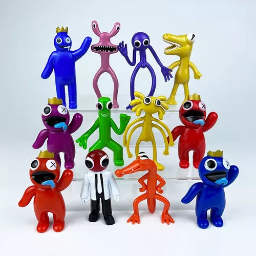 12 Peças Bonecos Rainbow Friends Jogo Roblox Brinquedo