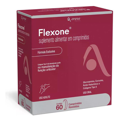 Flexone 60 Comprimidos Revestidos Sem Sabor