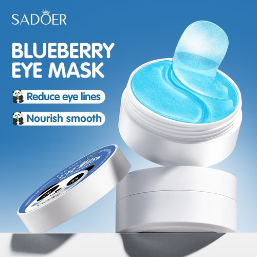Parches Hidrogel Para Ojos Sadoer Elimina Ojeras Blueberry