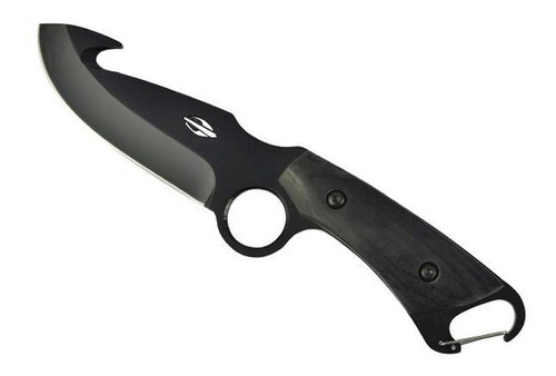 Cuchillo Trigger, Mormaii, Con Estuche Color Negro