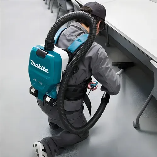 Aspirador Pó Costal A Bateria Sem Fio Makita Dvc261z Cor Azul