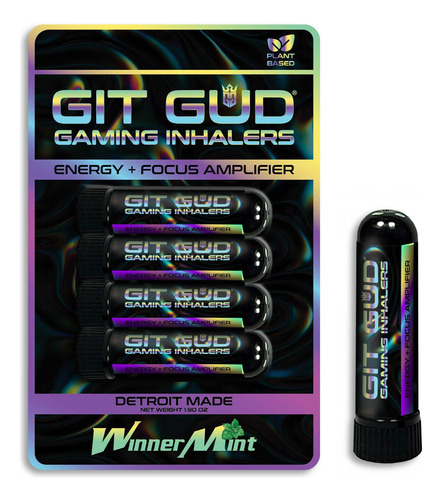 Amplificador De Foco De Vapor Git Gud Energy + Nasal Stick (