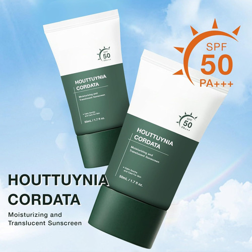 Daily Moisturizing Sunscreen | Spf50+ Clear, No Whitening,2