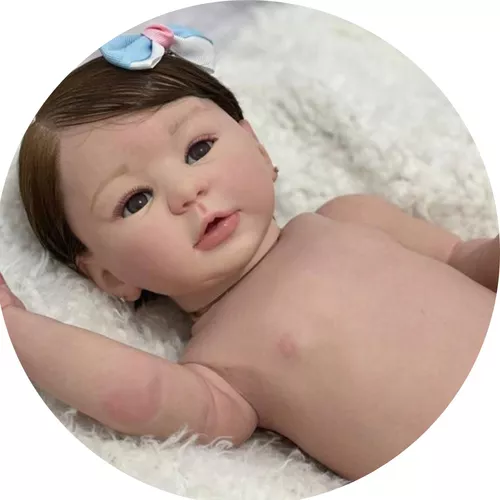 Bebê Reborn Realista Lucas, Boneca Silicone Realista, Ruivo