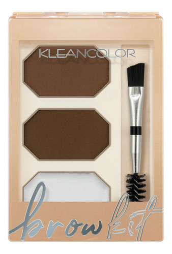 Kleancolor - Paleta De Cejas Con Cera Selladora (brow Kit) 