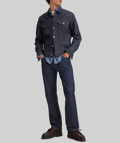 Pantalón De Caballero Jeans Modelo 501 Recto Con Botones