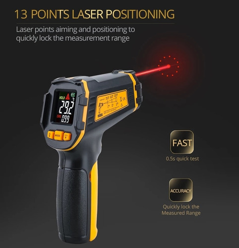 Imagem 2 de 4 de Termometro Industrial Digital Laser St490plus Smartsensor