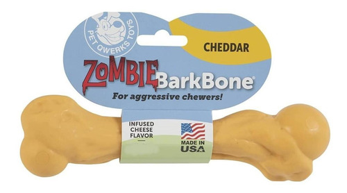 Osso Mordedor Para Cachorro Pet Qwerks Zombie Sabor Cheddar