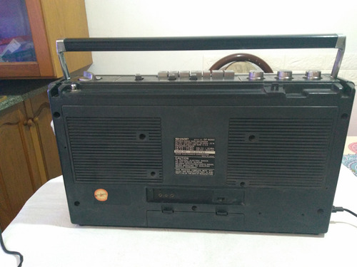 Radio Grabador Sharp Gf 6060 Solo Fm A Reparar Leer Plateado (Usado)