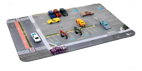☆1/64 Cocodake Diorama Plate H Set Expositor Diorama Estacionamento Tapete 40x60 Para Mini 1/64