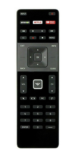 Imagen 1 de 2 de Control Remoto Vizio Smart Tv Xrt122 Amazon Netflix Iheart