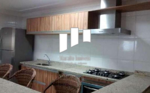 Apartamento Sacada Gourmet E 2 Vagas Em Praia Grande Sp.