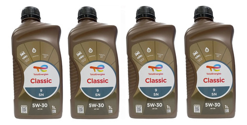 Combo 4l Óleo Do Motor Sintético 5w30 Api Sn Classic