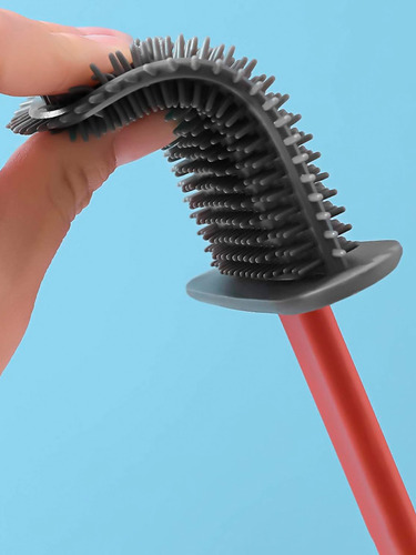 1 Cepillo De Baño Silicona Suave C/soporte Limpieza Baños