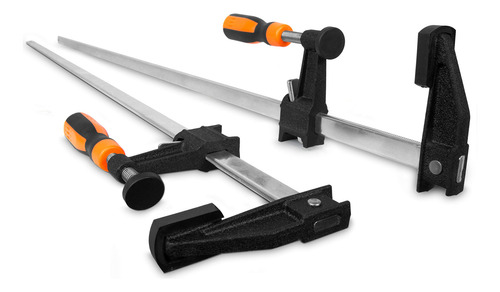 Quick-adjust Steel Bar Clamps Throat And Micro-adjustment