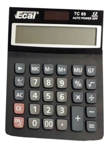 Calculadora Escritorio Grande Tc-65 Lama Ecal 12 Digitos