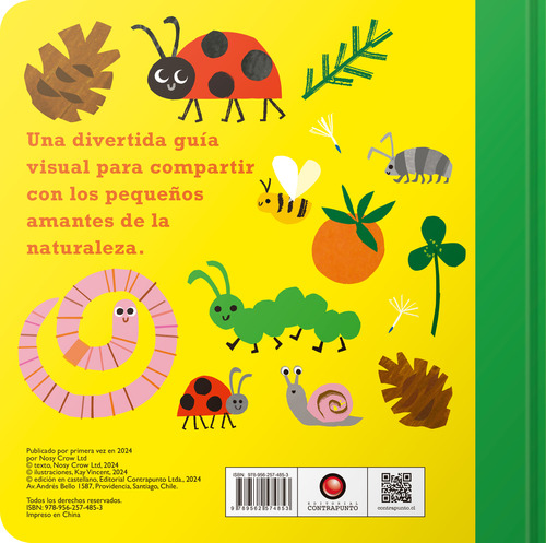 Libro Veo Un Caracol. Mi Primera Guía Visual, De Kay Vincent. Editorial Contrapunto, Tapa Dura, Edición 1 En Español, 2024