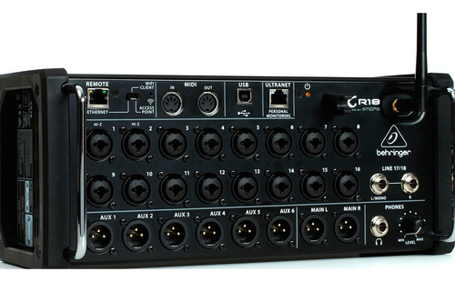 Consola Behringer Xr18 Mezclador Audio