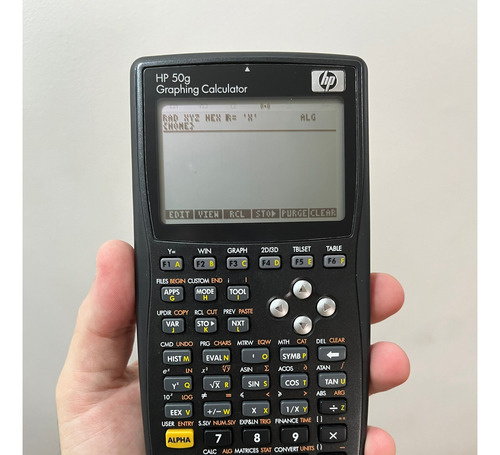 Calculadora Hp 50g Com Capa De Proteção