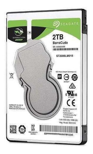 Disco Duro Seagate Barracuda 2tb 5400rpm 2.5 Sata3 - Techbox