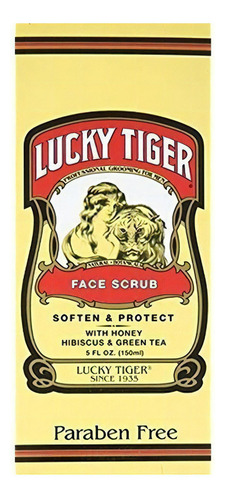 Esfoliante facial Lucky Tiger de 5 onças