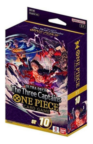 Deck Inicial - St-10 - Ultra Deck - The Three Captains Idioma Inglês One Piece Tcg