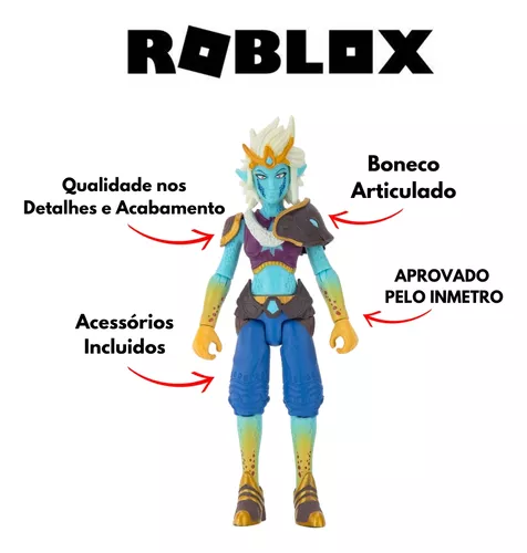 Boneca Roblox Sea Serpent com Item Virtual