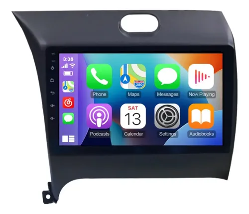 Estéreo Android Kia Forte Carplay Android Auto, 4+64 Negro | Meses sin ...
