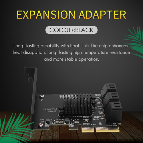 Adaptador Sata Pci E 6 Portas Sata 3.0 Para Pci Express X4 E