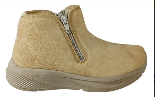 Pantubotas Botas De Mujer Con Corderitos C/cierre 35 Al 41