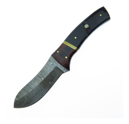 Dm1069 Dm Cuchillo De Caceria Skinner Acero Damasco Con Fda