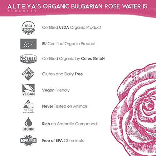 Alteya Organics Agua De Rosas Bulgara (de New Rose Harvest)