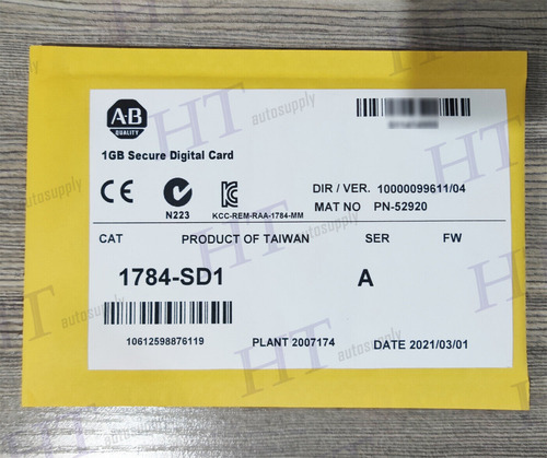 1784sd1 Allen-bradley 1784-sd1 /a Memory Card 1 Gb For L Qqf