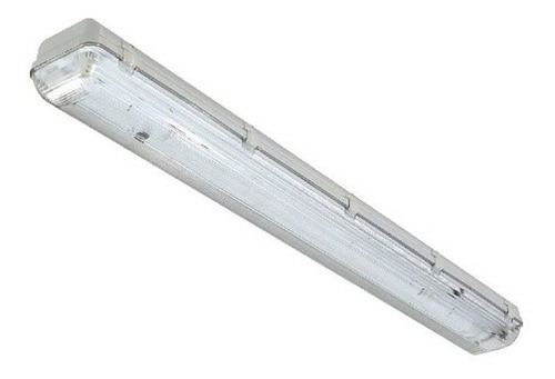 Lampara Antipolvo 2x18 2x36 Para Tubo Led T8