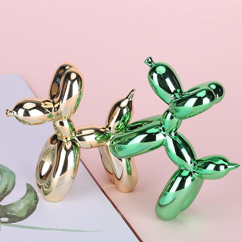 Figura Decorativa De Resina Para Perro Con Forma De Globo