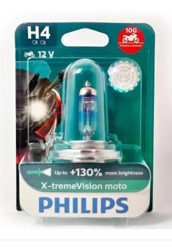 Ampolleta Moto H4 Philips X-tremevision 