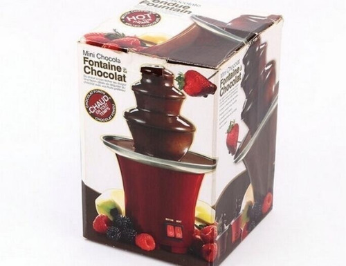 Cascada Fuente De Chocolate Fondue Tres Niveles