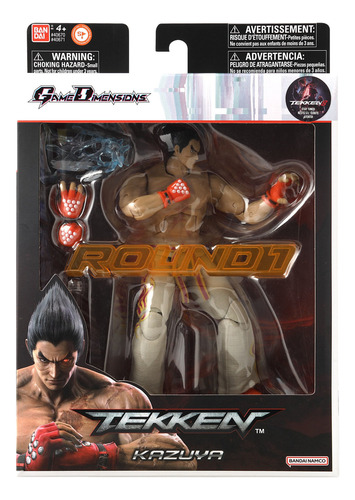 Bandai Tekken 40671 Kazuya Mishima Game 17cm Figura Articula